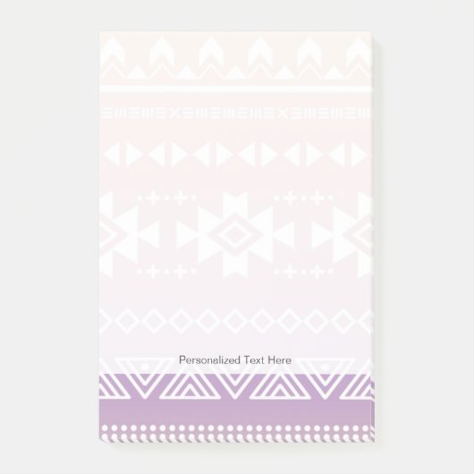 Tribal aztec ombre patroon post-it® notes (Voorkant)