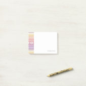 Tribal aztec ombre patroon post-it® notes (Op bureau)