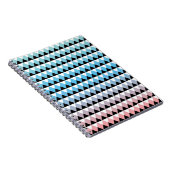 Tribal Aztec Ombre Pattern Notitieboek (Rechterzijde)