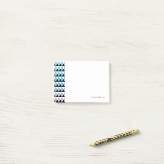Tribal Aztec Ombre Pattern Post-it® Notes (Op bureau)