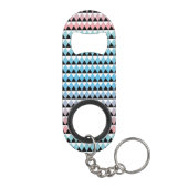 Tribal Aztec Ombre Pattern Sleutelhanger Flessenopener (Achterkant)