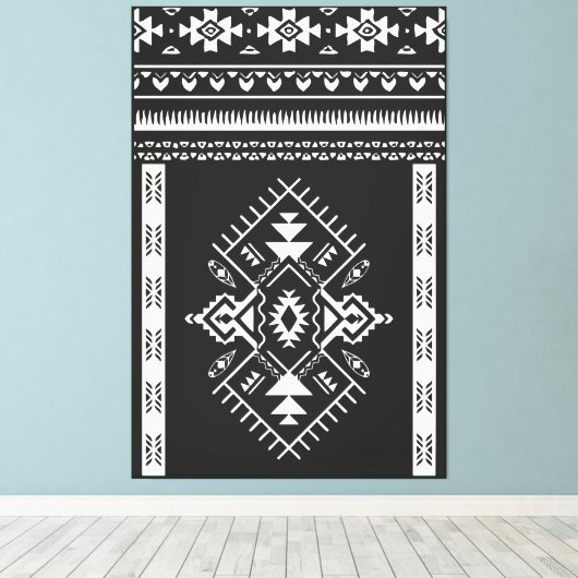 TRIBAL AZTEC - Toile enveloppée (Insitu (Plancher de Bois))