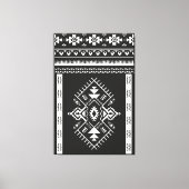 TRIBAL AZTEC - Toile enveloppée (Recto)