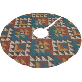 Tribal Aztec wol gebreide textuur. Kerstboom Rok (Gekanteld)