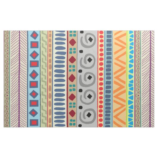 Tribal aztèque tissu de coton de 56 pouces (Yard)