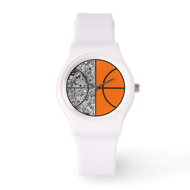 Tribal Basketball Horloge (Voorkant)