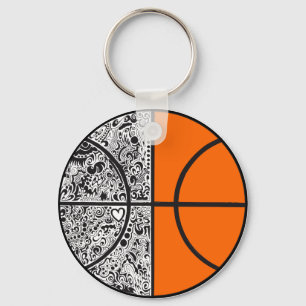 Tribal Basketball Sleutelhanger