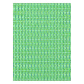 Tribal Batik - Mint, Emerald Green en Blue Tafelkleed (Voorkant)