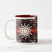 Tribal Batik Sun Mug (Gauche)