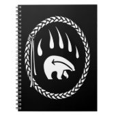 Tribal Bear Journal Custom Native Art Carnet (Devant)