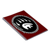 Tribal Bear Journal Custom Native Art Carnet (Côté Droit)