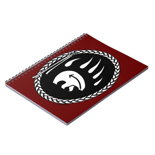 Tribal Bear Journal Custom Native Art Carnet (Côté gauche)