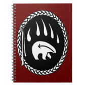 Tribal Bear Journal Custom Native Art Carnet (Devant)