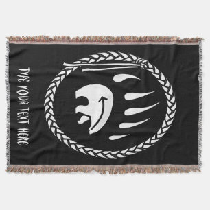 Tribal Beer Blanket Native Beer Claw Throw Blanket Deken
