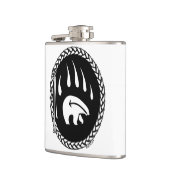 Tribal Beer Flask Custom Beer Claw Art Drink Flask Heupfles (Links)
