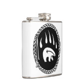 Tribal Beer Flask Custom Beer Claw Art Drink Flask Heupfles (Rechts)