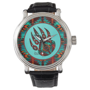 Tribal Beer Paw Kokopelli Watch Horloge