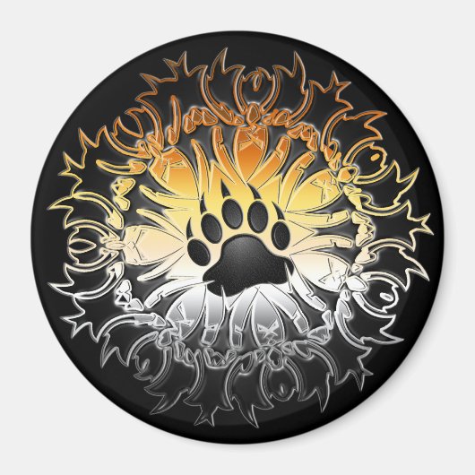 Tribal Beer Pride Paw Magneet (Voorkant)