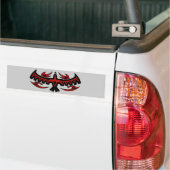 Tribal Bird Wings Bumpersticker (Op Truck)