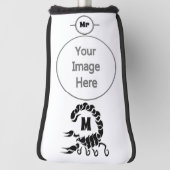 Tribal Black Scorpion Monogram Golfheadcover (Draai 90)