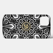 Tribal Black+White Aum Case-Mate iPhone Case (Achterkant (horizontaal))