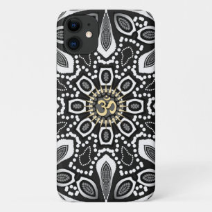 Tribal Black+White Aum iPhone 4 Case-Mate iPhone 11 Hoesje
