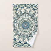Tribal Blue Green Mandala Bad Handdoek (Handdoek)