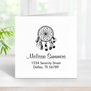 Tribal Boho Dreamweaver Adres Rubberstempel