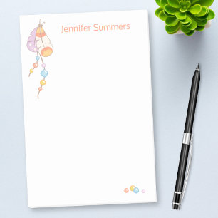 Tribal Boho Dreamweaver Feathers and Beads Post-it® Notes