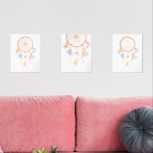 Tribal Boho Dreamweaver op de witte set van 3 (Woonkamer)