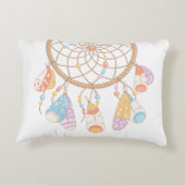 Tribal Boho Drocatcher Decoratief Kussen (Achterkant)