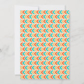 Tribal Boho Headdress Birthday Party Invitation Kaart (Achterkant)
