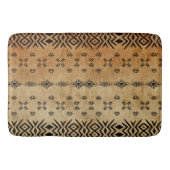 Tribal Brown beige Badmat (Voorkant)