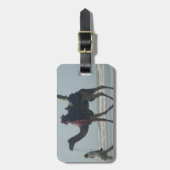 Tribal Camel Ride: Morning Tide Sands & Zee Bagagelabel (Voorkant verticaal)