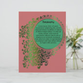 Tribal Celtic Pagan Funeral Program Pg 5-6 (Staand voorkant)