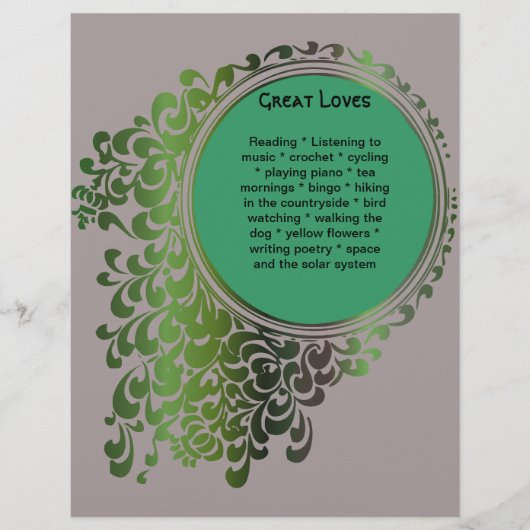 Tribal Celtic Pagan Funeral Program Pg 7-8 (Voorkant)