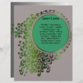 Tribal Celtic Pagan Funeral Program Pg 7-8 (Voorkant / Achterkant)