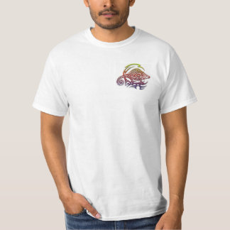 Tribal Chameleon mannen shirt
