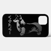 Tribal Corgi i iPhone 6 Hoesje (Achterkant (horizontaal))