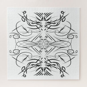 Tribal Creative Art Pattern Game Legpuzzel