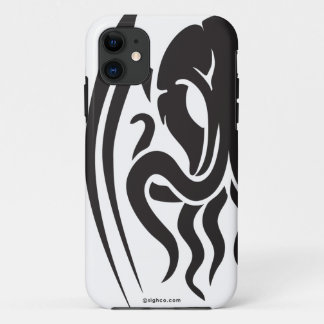 Tribal Cthulhu iPhone 5/5S hoesje zwart op wit