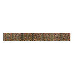 Tribal Cyan "Aztec Dream" Grosgrain Ribbon Spool Lint
