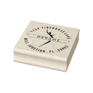 Tribal Dance Goddess retour adres stempel