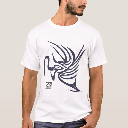 Tribal de kanji - T-shirt du "dragon" 01 (Devant)