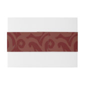 TRIBAL DESIGN Bat Bar Mitzvah Wrap Band Uitnodigingen Wikkel (Achterkant Voorbeeld)