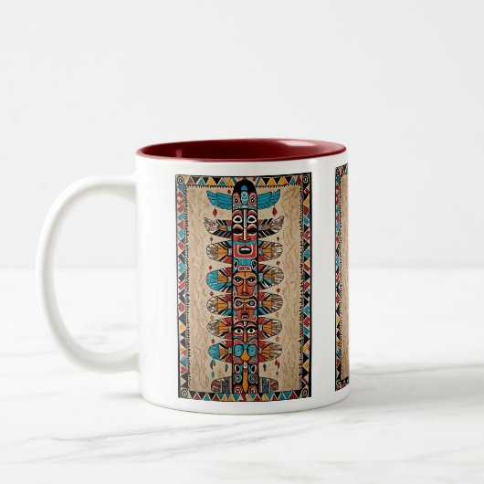 Tribal design  coffee mug gift idea  (Gauche)