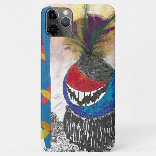 "Tribal Design" iPhone 11 Pro Max Coque (Dos)