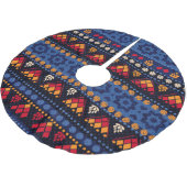 Tribal Design: Multifunctioneel naadloos patroon. Kerstboom Rok (Gekanteld)