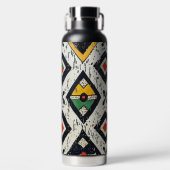 Tribal Diamond Print Waterfles (Voorkant)