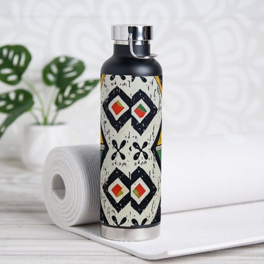 Tribal Diamond Print Waterfles (Yoga)